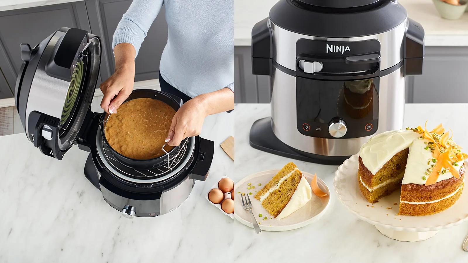 طرز استفاده مولتی‌ کوکر نینجا OL750 | راهنمای کامل Ninja Foodi MAX SmartLid
